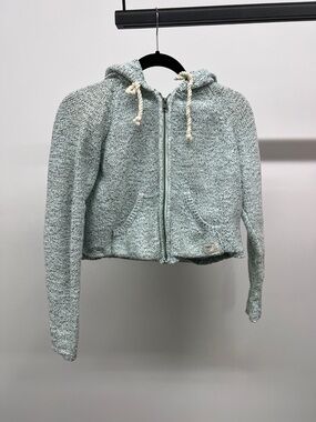 TNA Light Mint Green Zip Hoodie